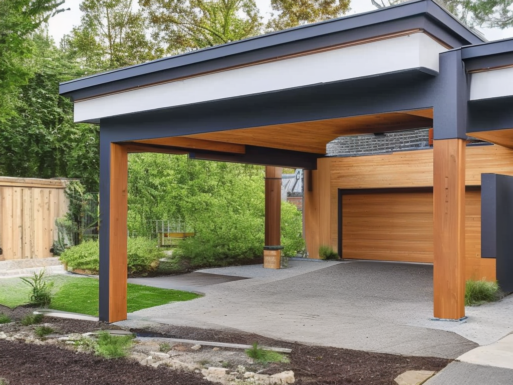 Beispielbild Carport Bau